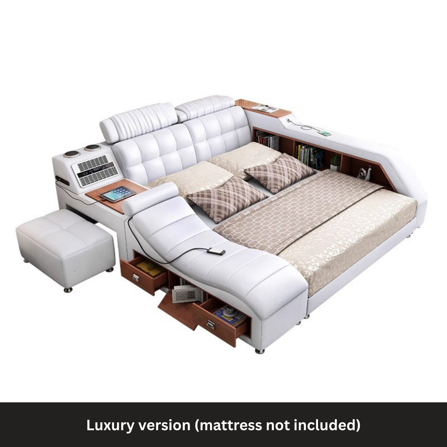 Leather l Shape Couch-Moonsaire