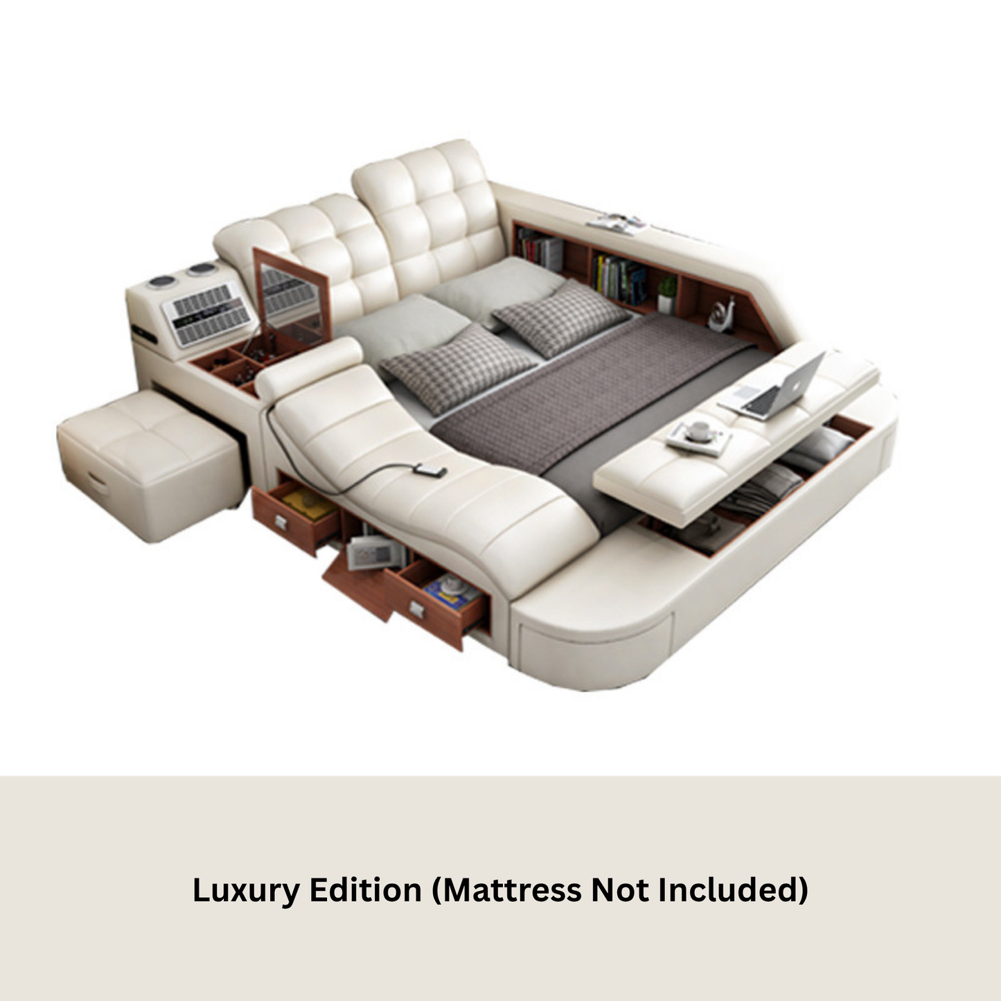Multifunctional Smart Tech Bed Moonsaire