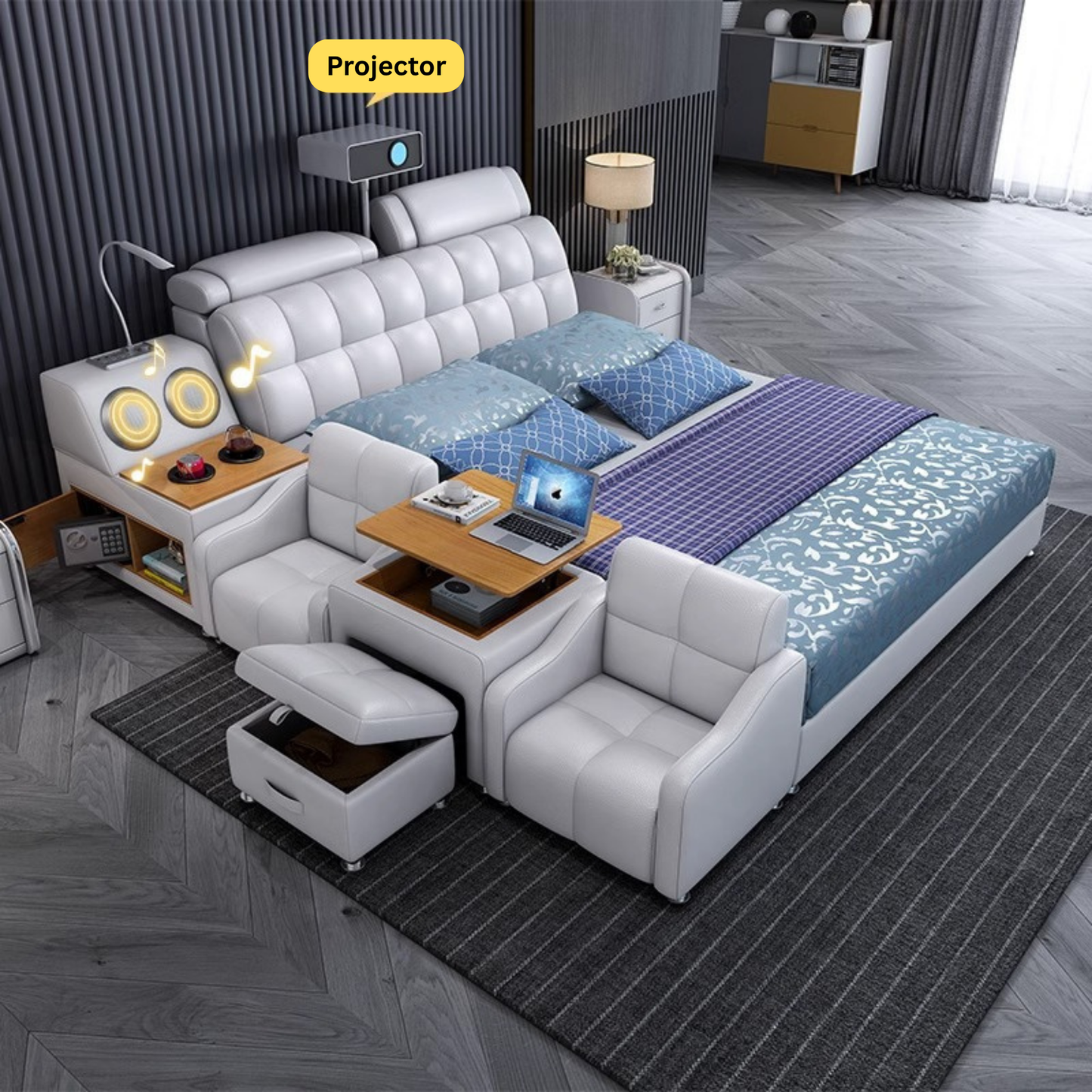 Smart Tech Bed-Moonsaire