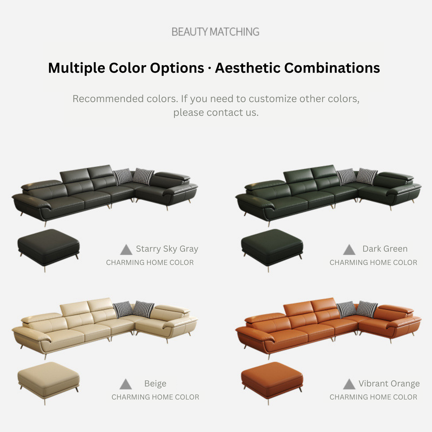 7 Seater Corner Sectional sofa-Moonsaire