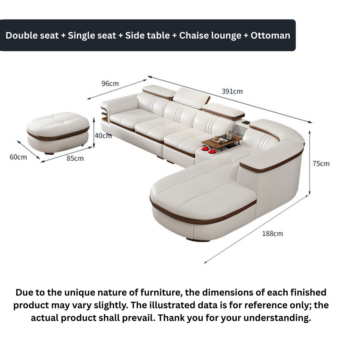 Corner Sofa with l Shaped Sleeper Sectional-Moonsaire