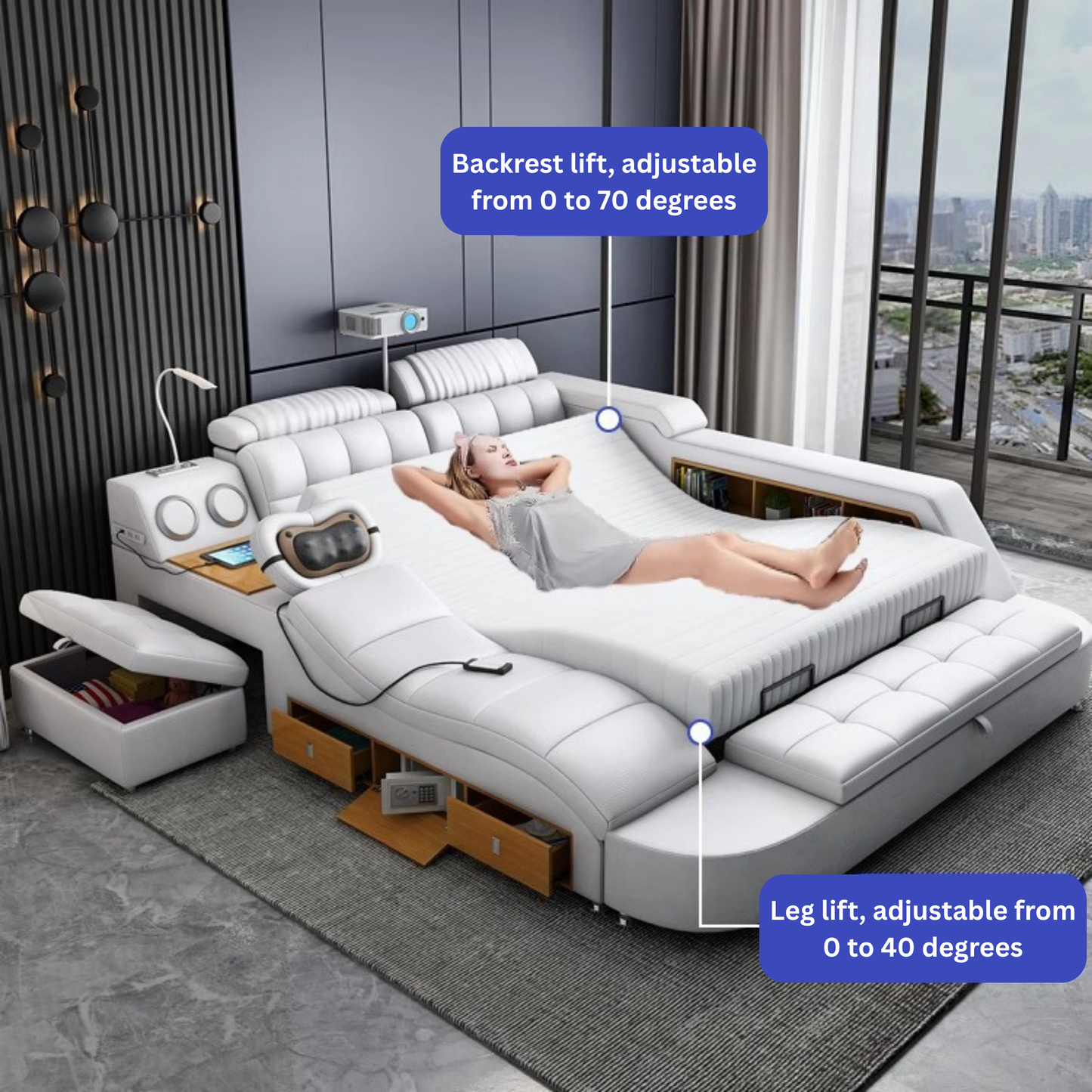 Smart Tech Bed-Moonsaire
