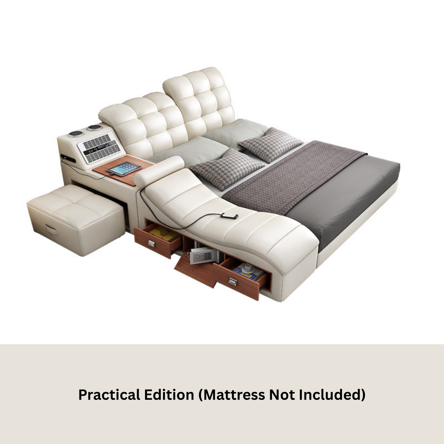 Multifunctional Smart Tech Bed Moonsaire