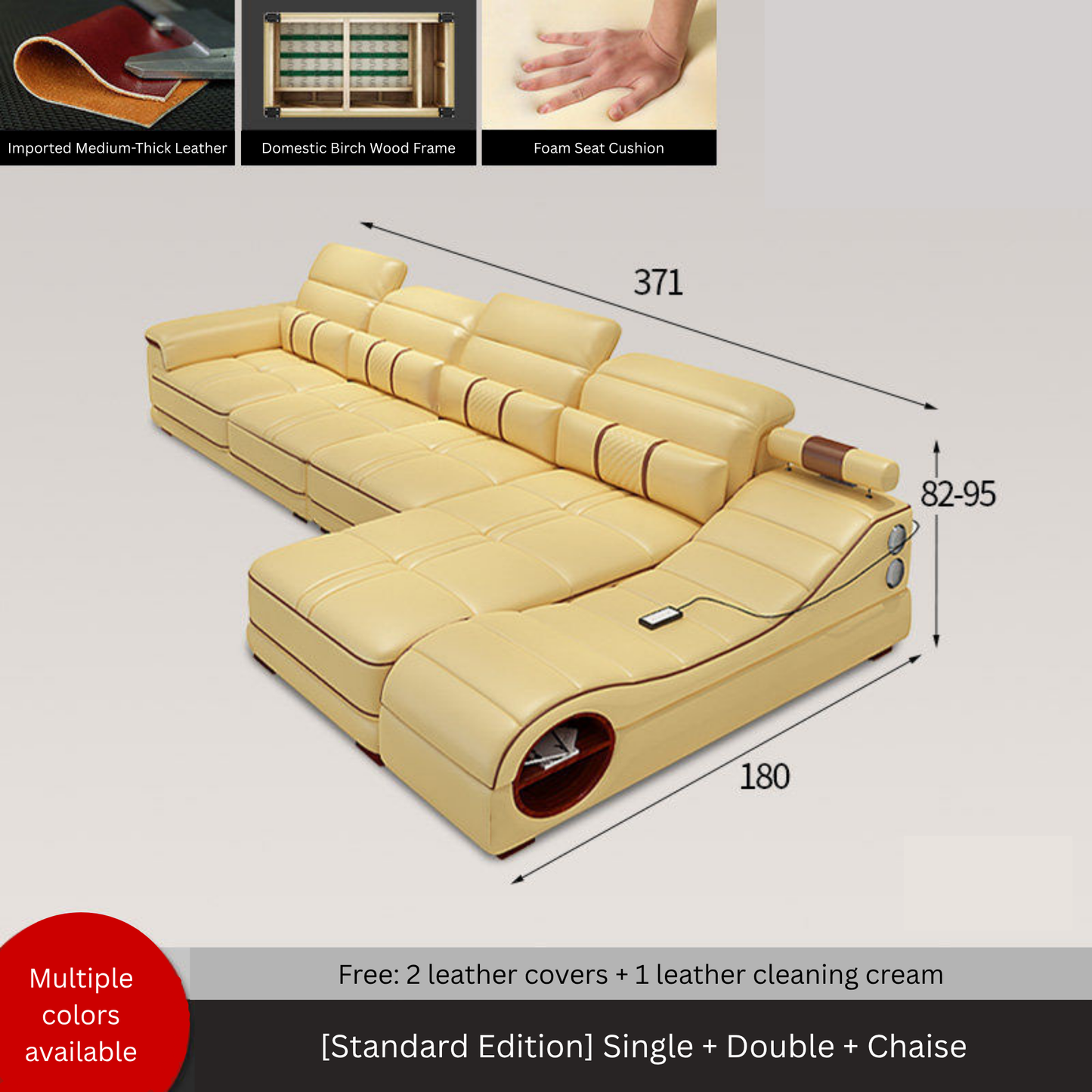 l Shaped 7 seater Corner sofa-
Moonsaire