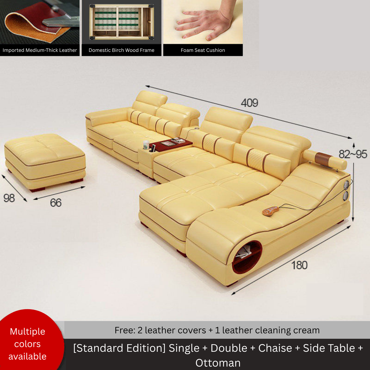 l Shaped 7 seater Corner sofa-
Moonsaire