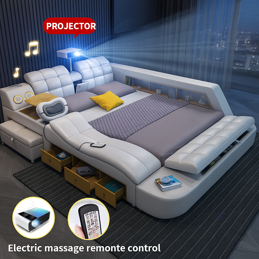 All in One Smart Tech Bed-Moonsaire