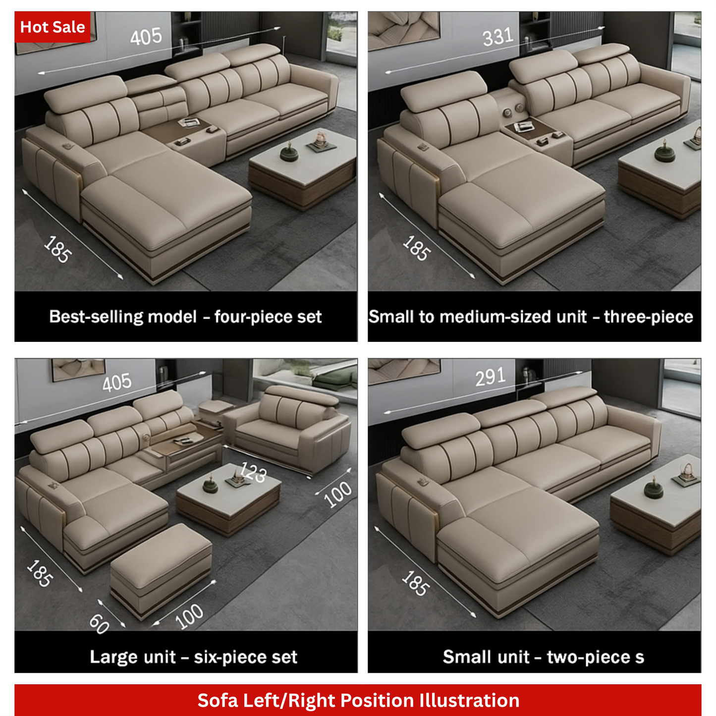 Leather l Shape Couch-Moonsaire