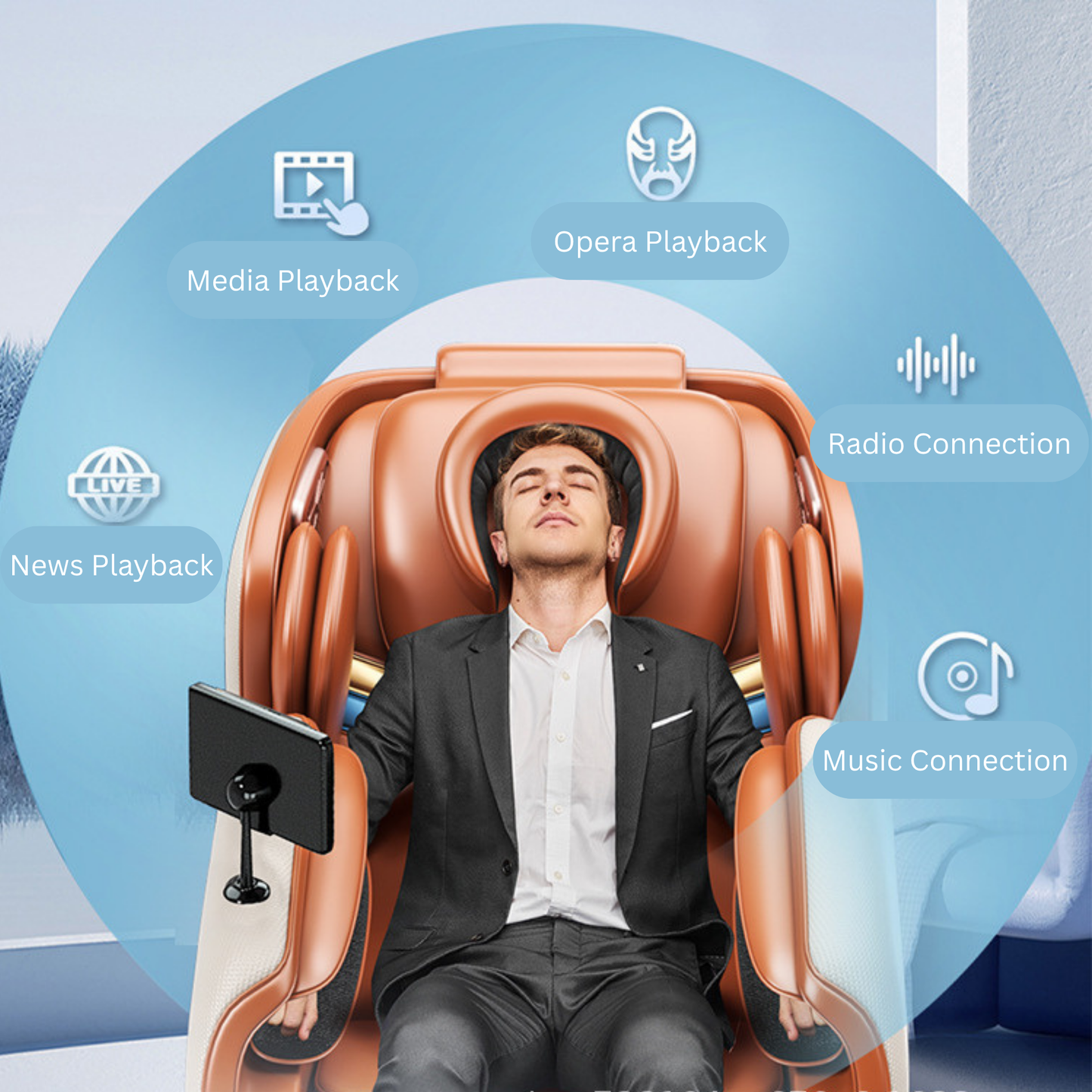Deep Tissue Body Massage Chair-Moonsaire