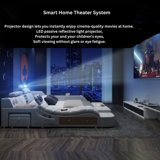 Luxury Future Multifunctional Smart Bed-Moonsaire