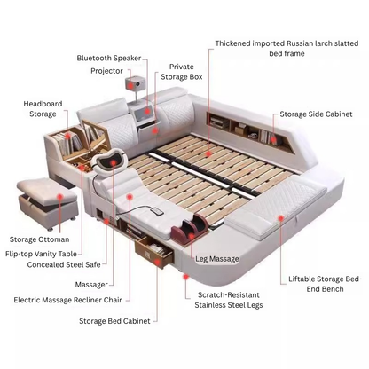 Multi Function Bed Frame-Moonsaire