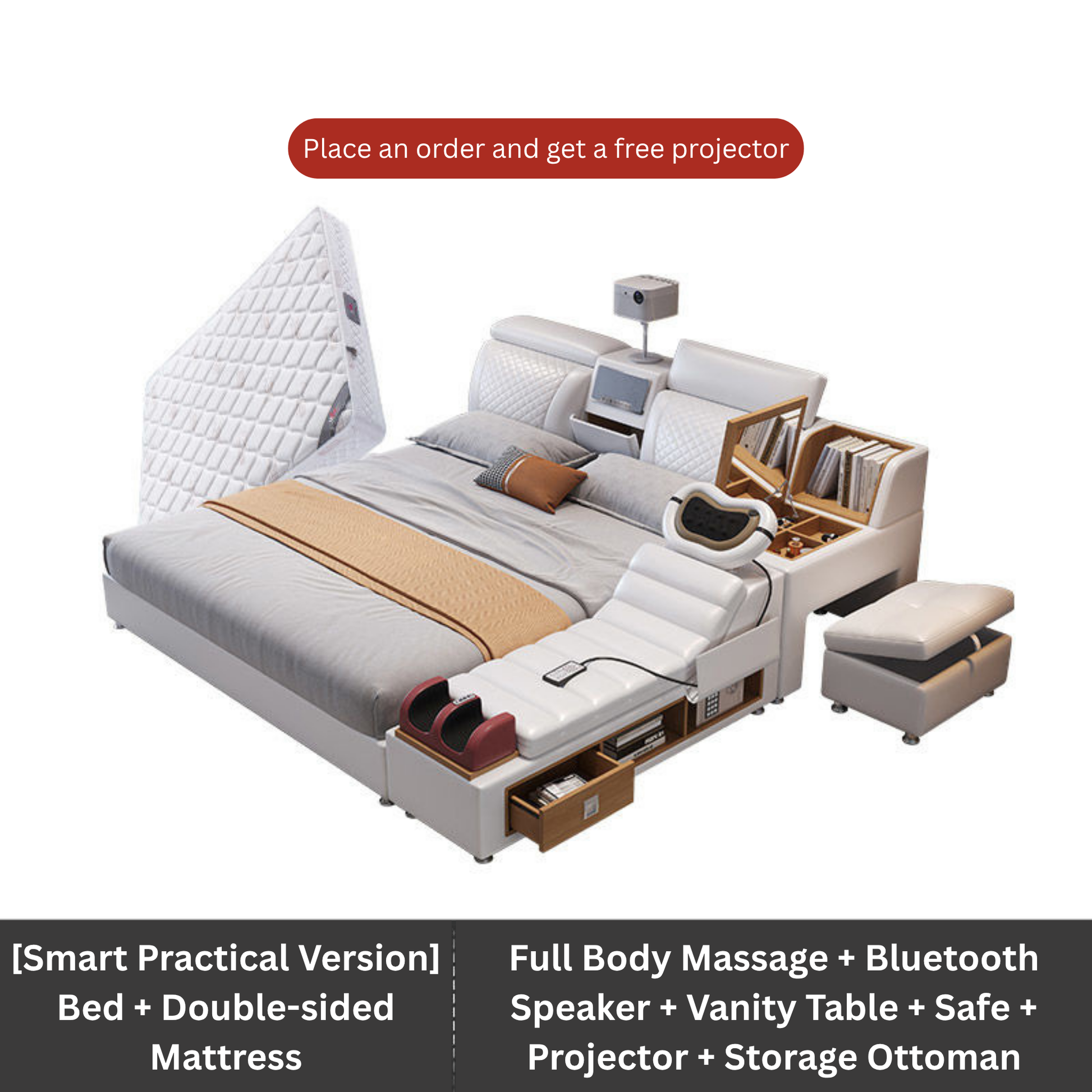 Multi Function Bed Frame-Moonsaire