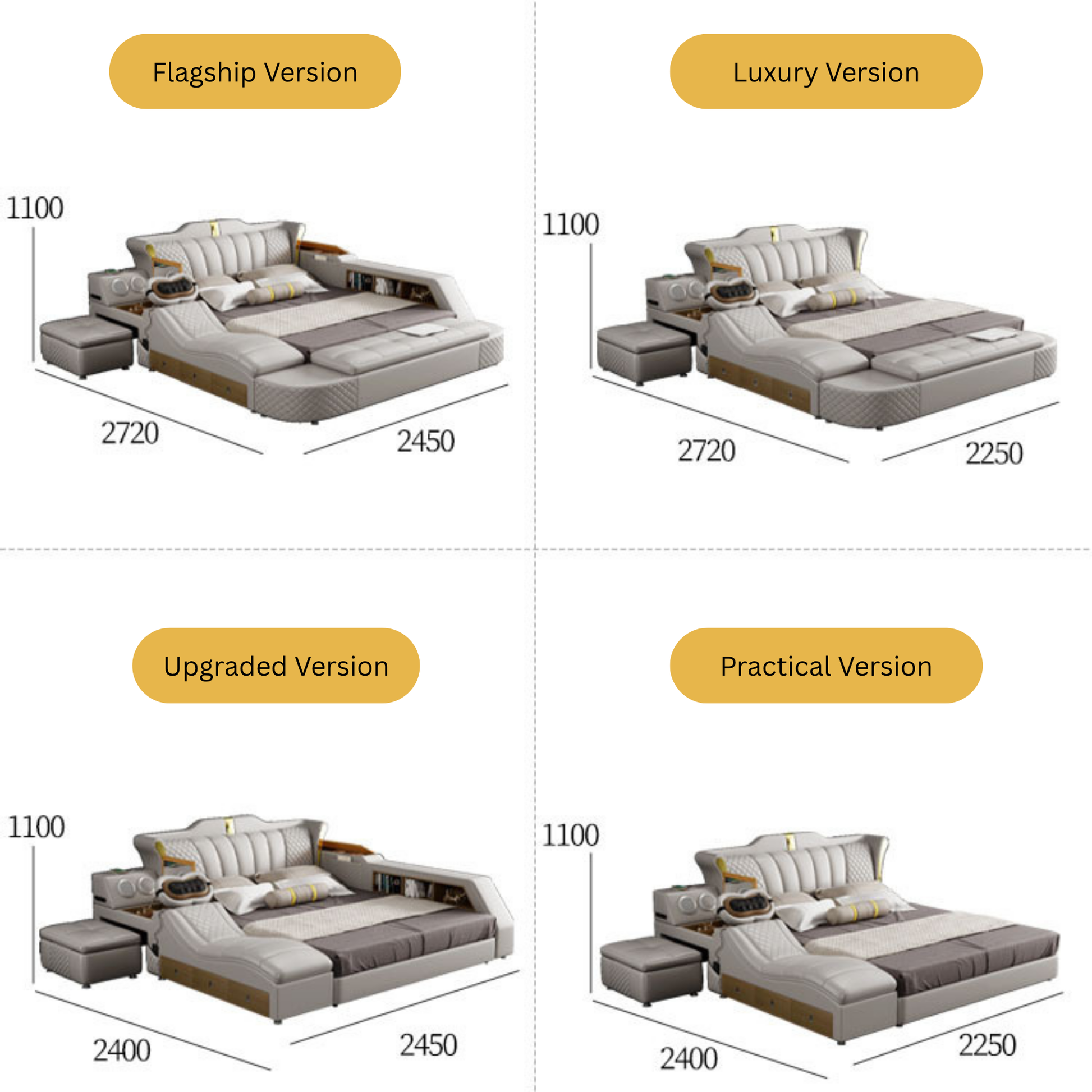 Electric Smart Bed-Moonsaire