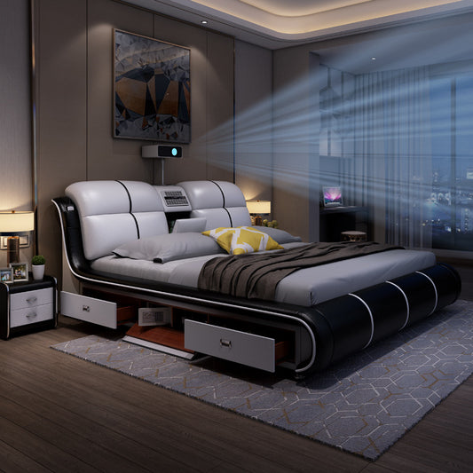 Modern Smart Tech Bed-Moonsaire