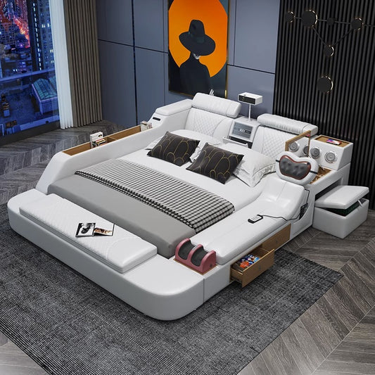 Luxury Future Multifunctional Smart Bed-Moonsaire